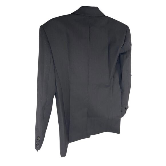 Anine Bing Declan Blazer Jacket Single Breasted Wool Blend Career Black Size XS - Picture 9 of 10